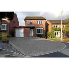 Charcoal driveway block paving - charcoal,