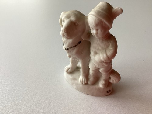 White figurine boy and - white, a