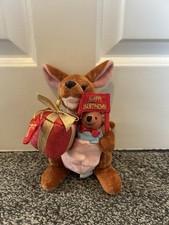 Disney Store 80th Birthday Kangaroo Plush Soft Toy Kanga And Roo Super Rare VGC