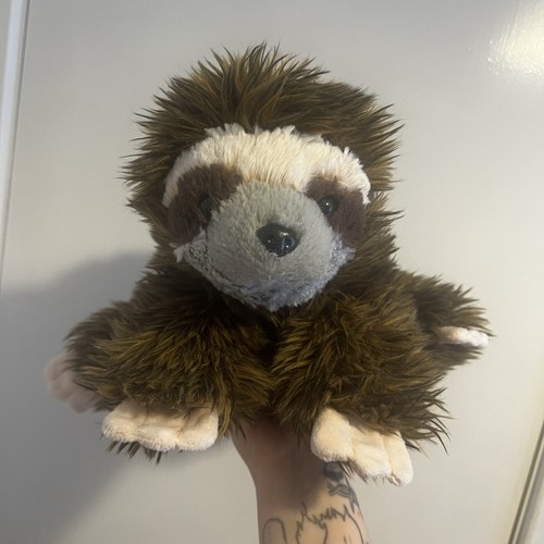 Large fluffy sloth plush soft - fluffy,
