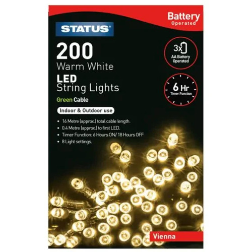 Status 200 warm white led - status,