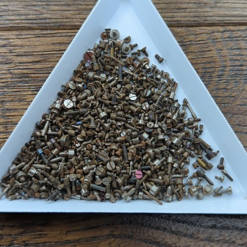 Vintage pocket watch screws - vintage,