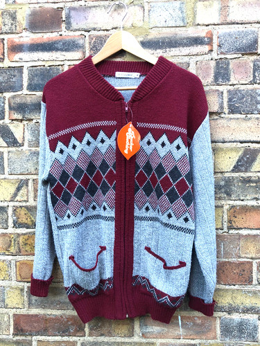 Vintage mens aztec - aztec, cardigan