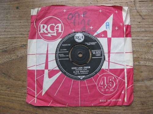 Elvis presley good luck - vg+,