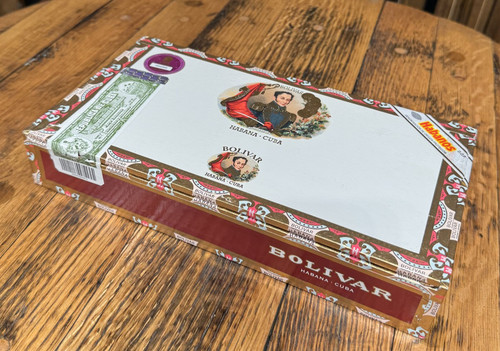 Empty wooden cigar box
