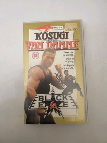 Black eagle vhs video - black,