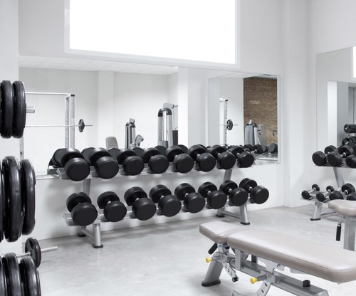 Large mirror glass gym 4mm - mirror,