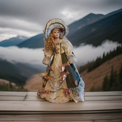 Inch porcelain lady - porcelain,
