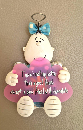 Hanging angel figurine - hanging,