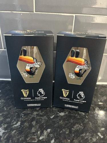 Guinness pint glasses - , x2