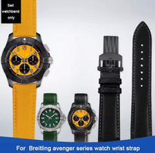 22mm Nylon/Leather Strap For