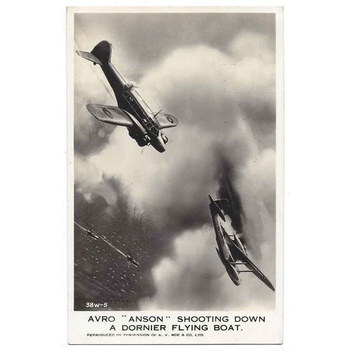 Avro anson shooting down - avro,