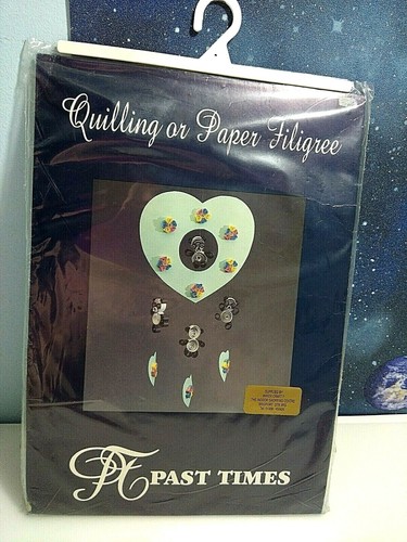 Quilling paper craft kit - paper, past