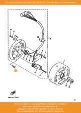 YAMAHA Screw, 90149-05237 OEM