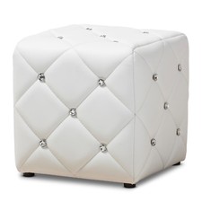 Black Or White Ottoman Modern