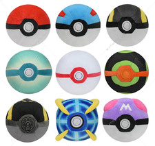 Pokemon Poke Ball Soft Plush Toy Collection - Choose Your Favourite Ball!