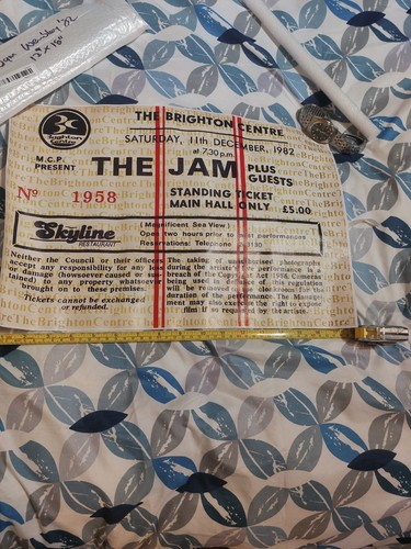 The jam weller brighton 1982 - /,