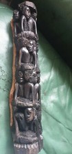Makonde Ebony Tree Of Life African Art 13" H