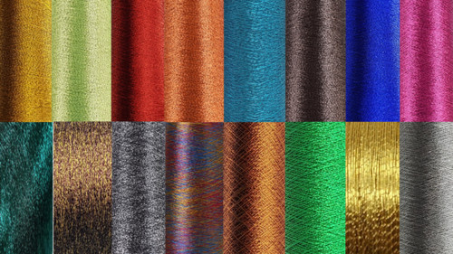 Metallic fishing rod whipping - metallic,