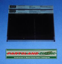 Austin Morris MG Rover Riley Wolseley1959–2004 Part Catalogue AKM Microfiche Set