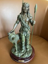 Native American Indian & Wolf