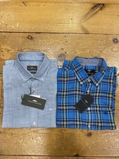FYNCH-HATTON® X 2 S/S SHIRTS - LARGE COMBINED SRP £130.00 DHL NEXT DAY