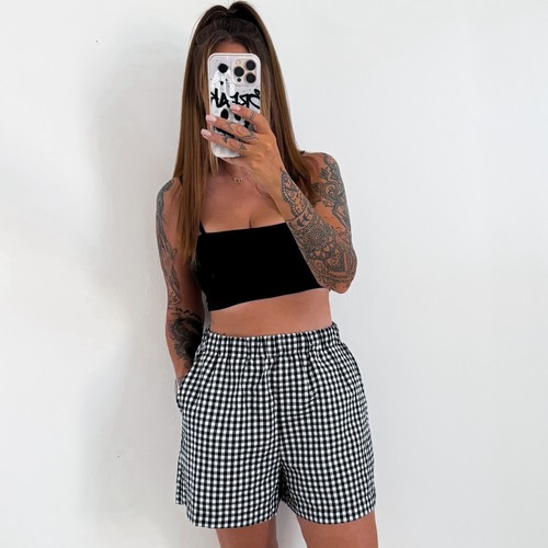 Ladies next checked shorts - ladies,