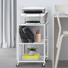 3-Tier Side Table on Wheels