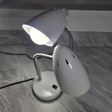 PAIR White Flexi Desk Lamp