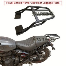 For Royal Enfield Hunter 350 Rear Luggage Rack, Black (2022-2024)