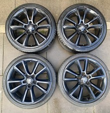 VAUXHALL VXR 19" RONAL BLACK ALLOY WHEEL ASTRA H VECTRA ZAFIRA SET X4