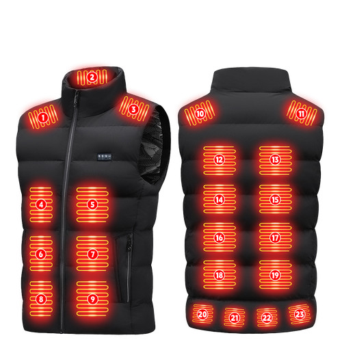 Heated vest warm gilet winter - heated,