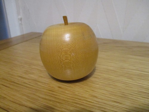Treen wooden apple - wooden,