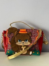 Irregular Choice Women’s Red Multicoloured Cheeky Chap Bag