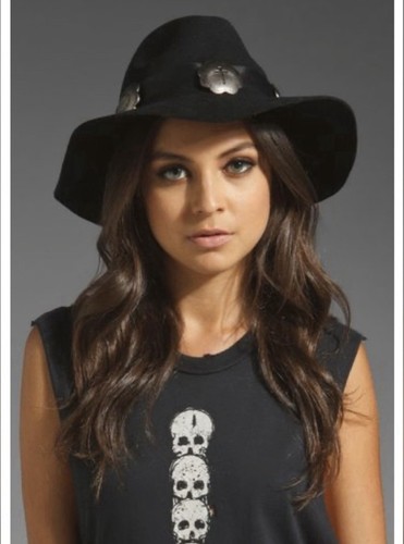 Unif black concho hat - unif,