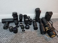 Job Lot Of Camera Lens Some