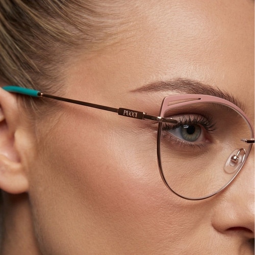 Emilio pucci eyeglasses - eyeglasses, rose