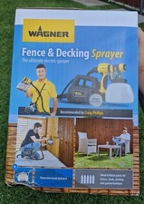 Wagner Electric Fence & Decking Sprayer Portable Spray System DIY Outdoor Garden