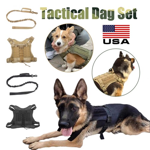 Tactical dog harness with - dog,