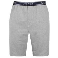 Jack Wills Mens Fleece Lounge Shorts Sweat Pants, Grey, New, Size XS