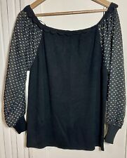 Womens NEXT Black Ribbed Knit