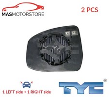 REAR VIEW MIRROR GLASS PAIR LHD ONLY TYC 310-0131-1 2PCS P NEW OE REPLACEMENT