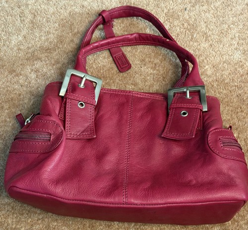 Clarks red genuine leather - genuine,