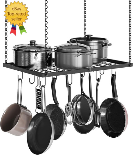 Hanging pot rack - hanging, rack,