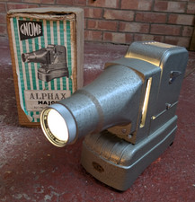 Vintage Gnome Alphax Major 2.5 inch sq Slide Projector, working, excellent condn