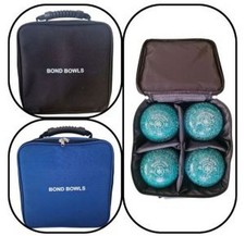 Bond Bowls - 4 Bowl - Lawn/Indoor Bowls Bag - COLOUR BLACK