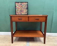 Mid Century Teak Console Table