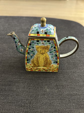 Trade + Aid No. 4 UK C.Maddicot 1996 Enamel Teapot 