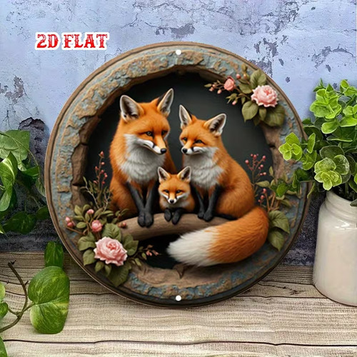 Cute fox garden - fox,