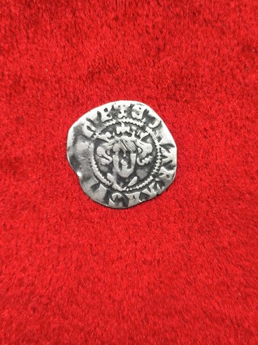 Edward hammered silver penny - edward,